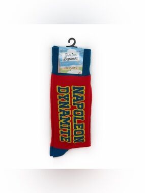 NWT New Napoleon Dynamite Crew Socks 2000s Movie Sweet Quote Funny Gift Red Blue